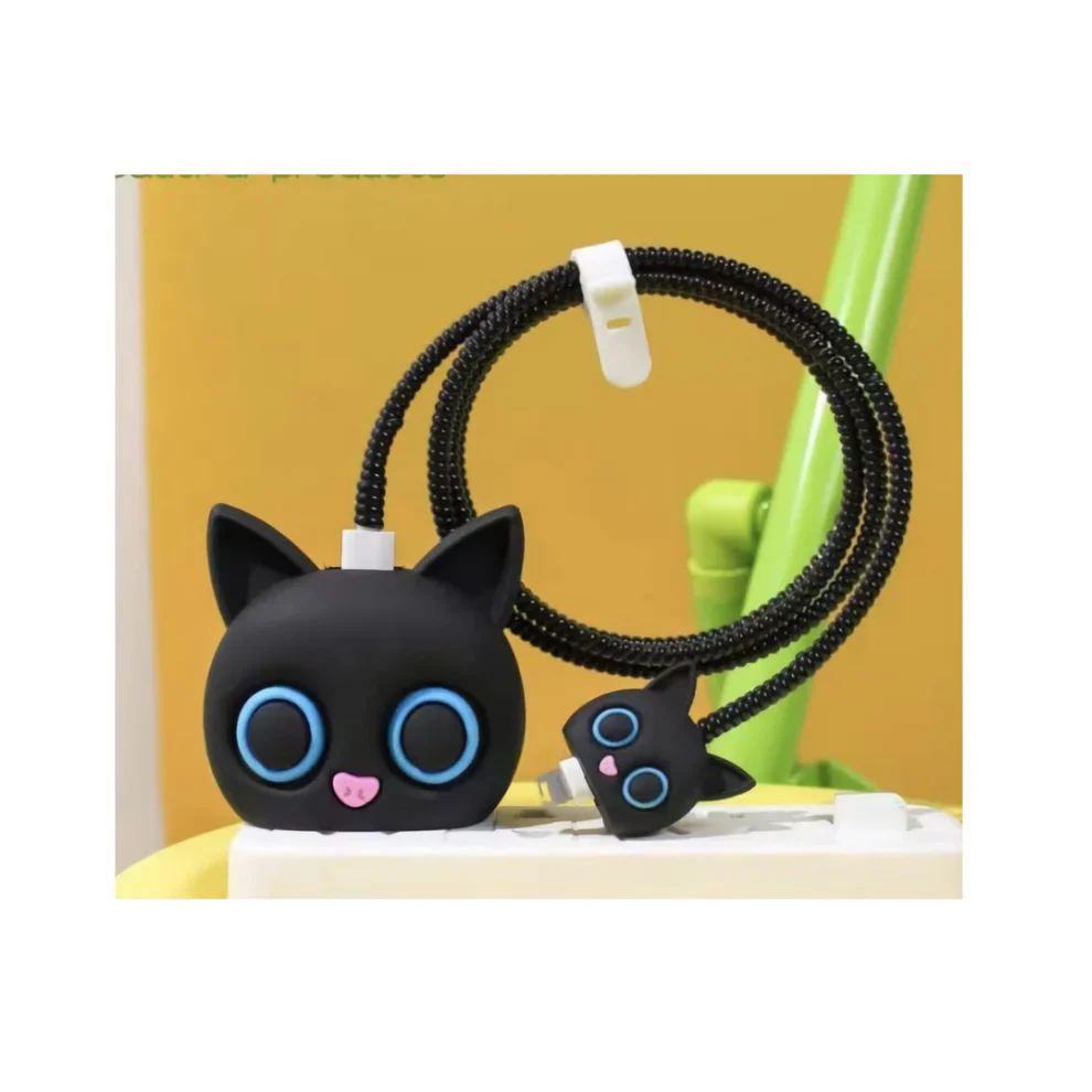 Black Cat Charger Protecter