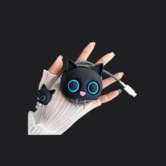 Black Cat Charger Protecter