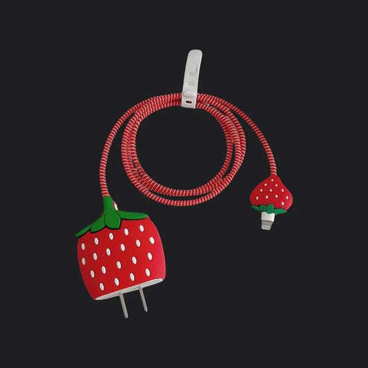 Strawberry Charger Protecter