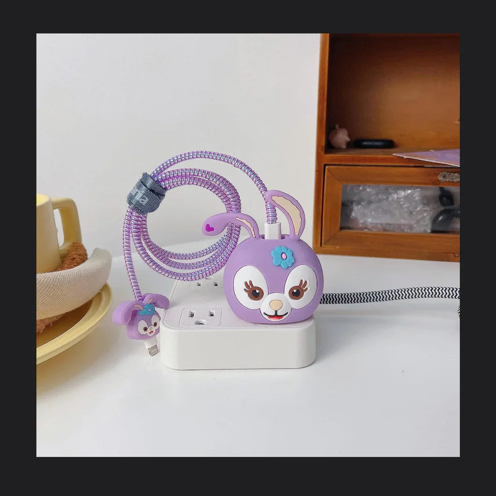 Purple Rabbit Charger Protecter